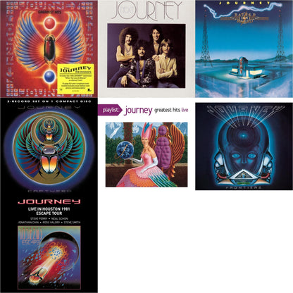 Greatest Hits & Next & Raised On Radio & Captured & Playlist: Journey Greatest Hits Live & Frontiers & Live In Houston 1981: The Escape Tour