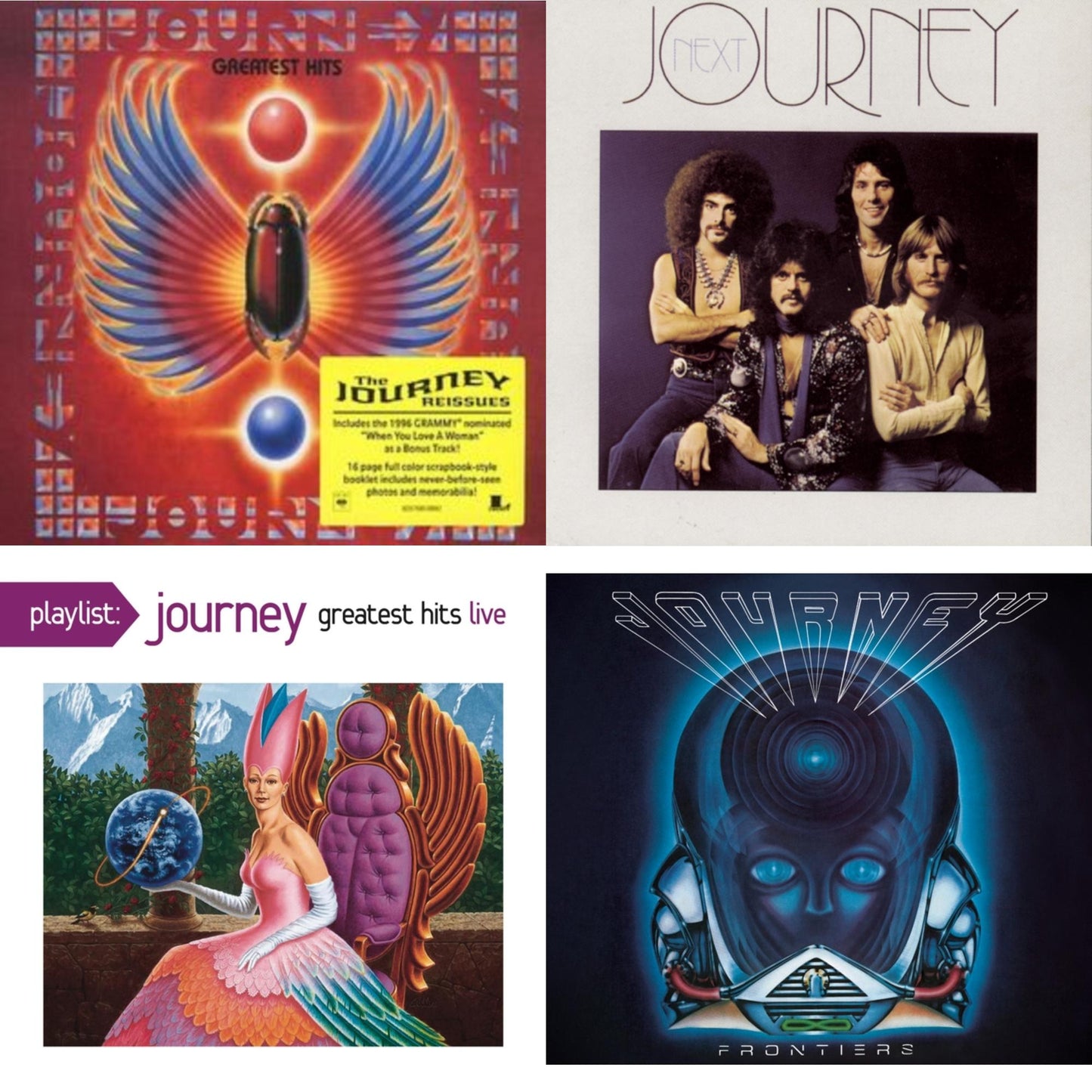 Greatest Hits & Next & Playlist: Journey Greatest Hits Live & Frontiers
