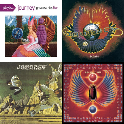 This is a 4 CD SKU bundle.
1.This CD is brand new.Format: CDThis item's title is: Playlist: Journey Greatest Hits LiveArtist: JourneyBarcode: 888751499126Release Date: 8/19/2015
2.This CD is brand new.