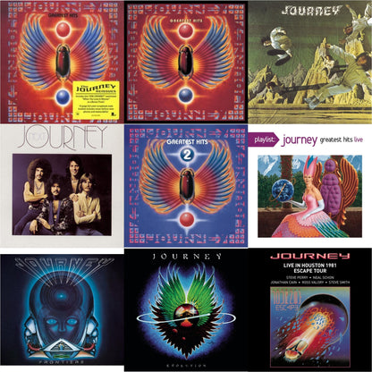 Greatest Hits & Greatest Hits & Journey & Next & Journey's Greatest Hits Vol.2 & Playlist: Journey Greatest Hits Live & Frontiers & Evolution & Live In Houston 1981: The Escape Tour
