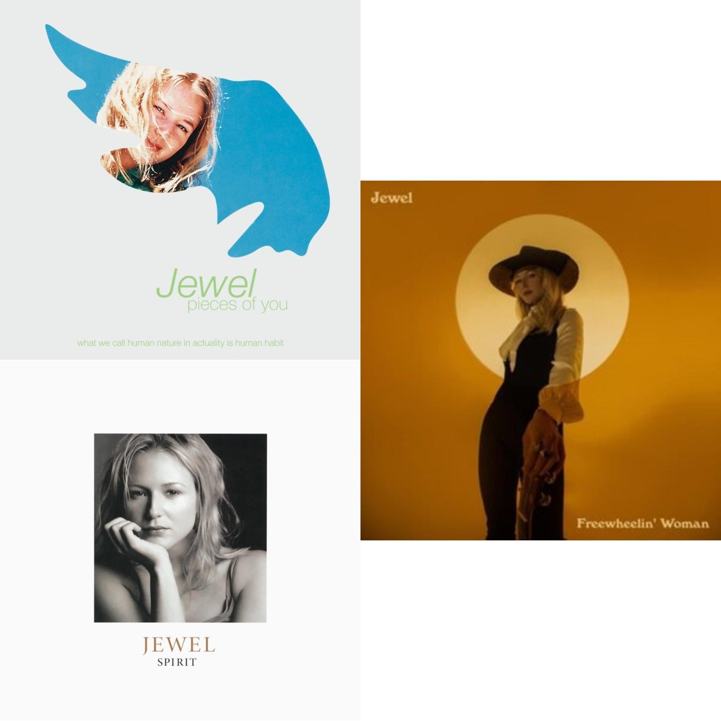 This is a 3 LP Vinyl SKU bundle.
1.This LP Vinyl is brand new.Format: LP VinylMusic Style: EuropopThis item's title is: Freewheelin' WomanArtist: JewelLabel: JEWEL MURRAY DBA WORDS MATTERBarcode: 196626424341Release Date: 10/21/2022
2.This LP Vinyl is brand new.