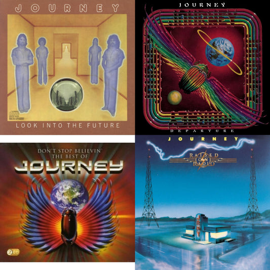 Look Into The Future & Departure & Dont Stop Believin: Best Of & Raised On Radio