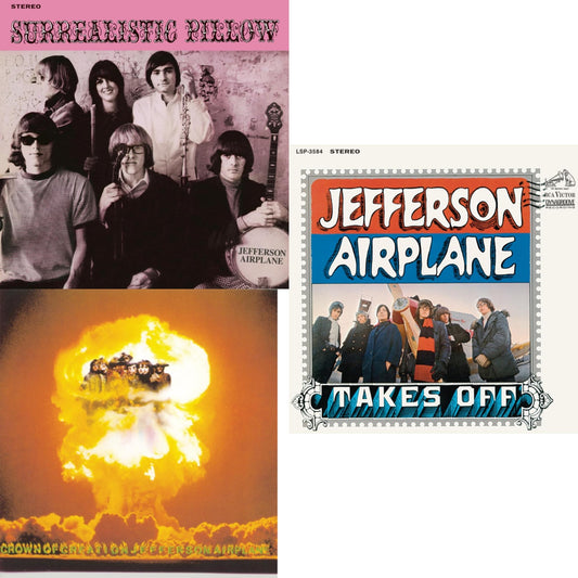 Surrealistic Pillow & Crown Of Creation & Jefferson Airplane Takes Off
