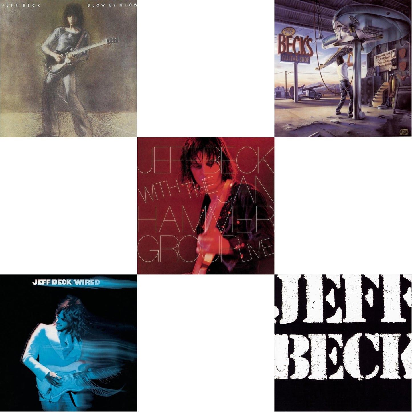Blow By Blow & Wired & Jeff Beck With Jan Hammer Group Live & Guitar Shop & There & Back