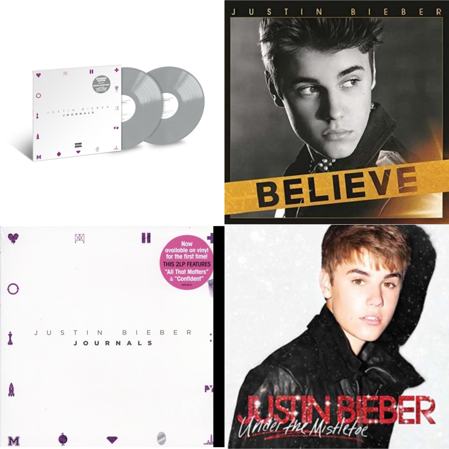 Journals (Expanded Edition) (Platinum Vinyl/2LP) & Believe & Journals & Under The Mistletoe