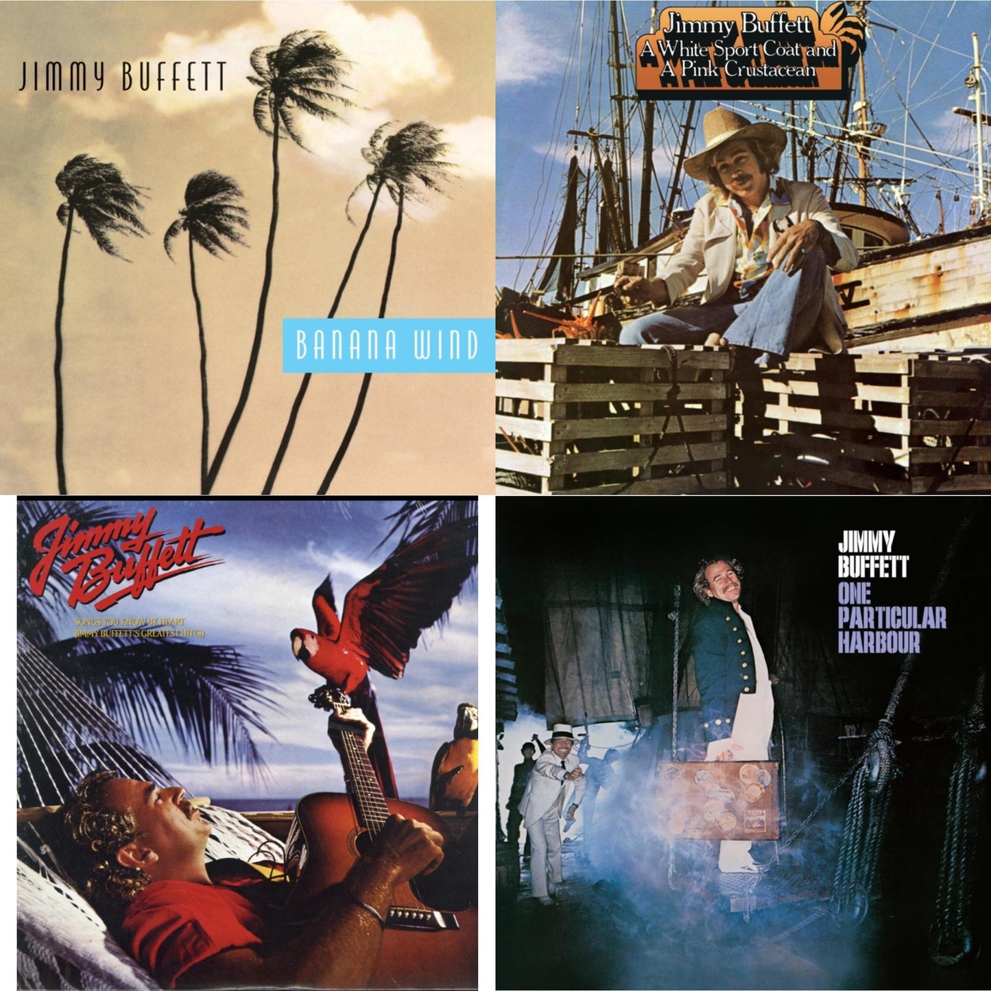 This is a 4 LP Vinyl SKU bundle.
1.This LP Vinyl is brand new.Format: LP VinylThis item's title is: Banana Wind (2LP)Artist: Jimmy BuffettBarcode: 602465226034Release Date: 7/12/2024
2.This LP Vinyl is brand new.