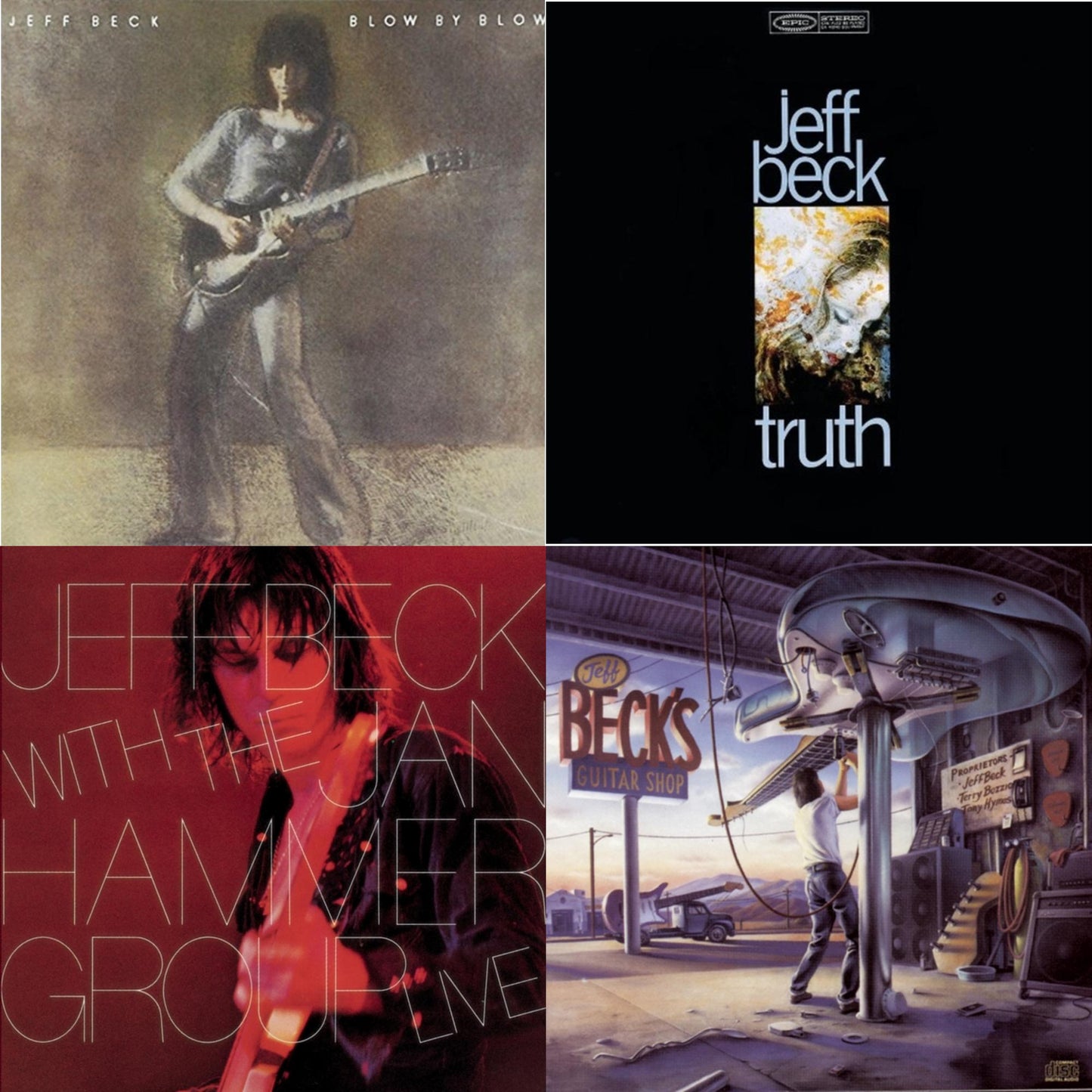 Blow By Blow & Truth & Jeff Beck With Jan Hammer Group Live & Guitar Shop