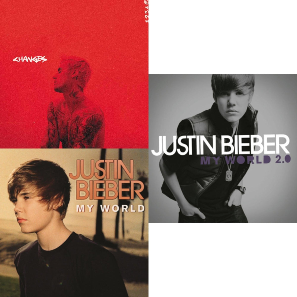 Changes (2LP/Red Vinyl) & My World & My World 2.0