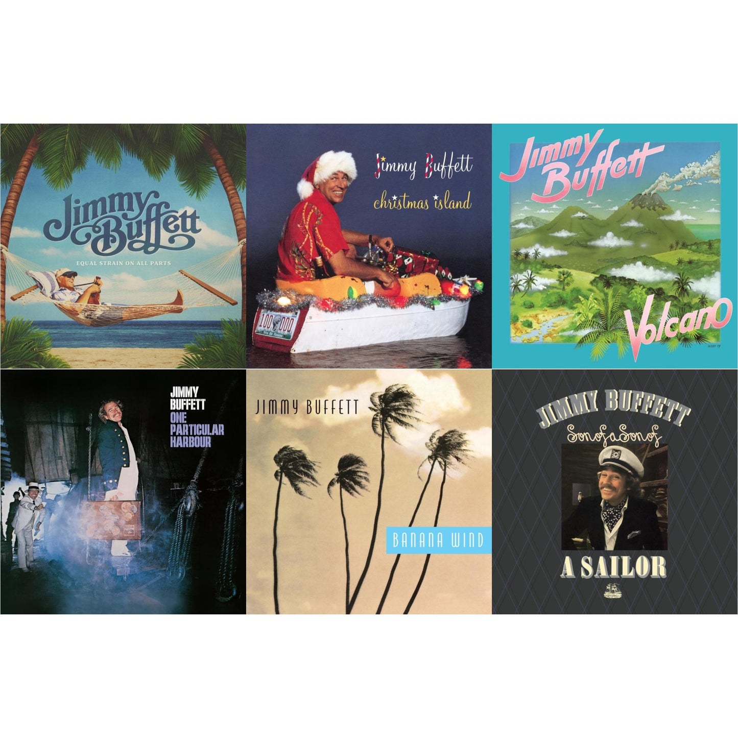 Equal Strain On All Parts (Electric Blue Vinyl/2LP) & Christmas Island & Volcano  & One Particular Harbour & Banana Wind (2LP) & Son Of A Son Of A Sailor