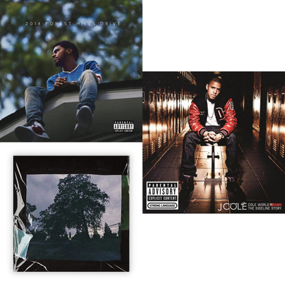 2014 Forest Hills Drive (2LP) (X) & Cole World: The Sideline Story (X) (2LP) & 4 Your Eyez Only