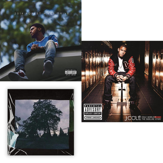 2014 Forest Hills Drive (2LP) (X) & Cole World: The Sideline Story (X) (2LP) & 4 Your Eyez Only