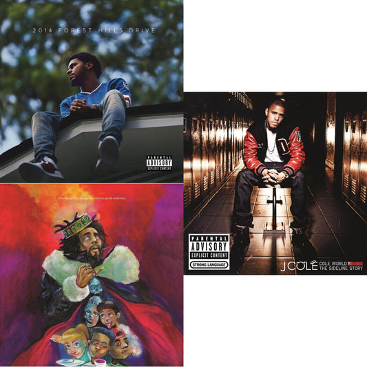 2014 Forest Hills Drive (2LP) (X) & Cole World: The Sideline Story (X) (2LP) & Kod