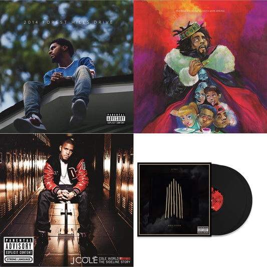 2014 Forest Hills Drive (2LP) (X) & Cole World: The Sideline Story (X) (2LP) & Born Sinner (X) (2LP) & Kod