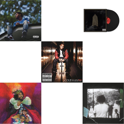 2014 Forest Hills Drive (2LP) (X) & Cole World: The Sideline Story (X) (2LP) & Born Sinner (X) (2LP) & 4 Your Eyez Only & Kod