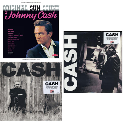 Original Sun Sound Of Johnny Cash & American Ii: Unchained (180G) & American Iii: Soitary Man