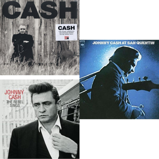 American Ii: Unchained (180G) & Rebel Sings (Crystal Clear & Solid Silver LP Vinyl) & At San Quentin