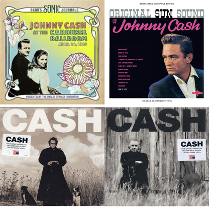 Bear's Sonic Journals: Johnny Cash, At The Carousel Ballroom, April 24, 1968 (2LP) & Original Sun Sound Of Johnny Cash & American Recordings & American Ii: Unchained (180G)