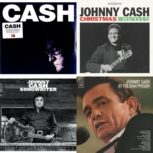 This is a 4 LP Vinyl SKU bundle.
1.This LP Vinyl is brand new.Format: LP VinylMusic Style: CountryThis item's title is: At Folsom PrisonArtist: Johnny CashLabel: LEGACYBarcode: 194397640113Release Date: 8/7/2020
2.This LP Vinyl is brand new.