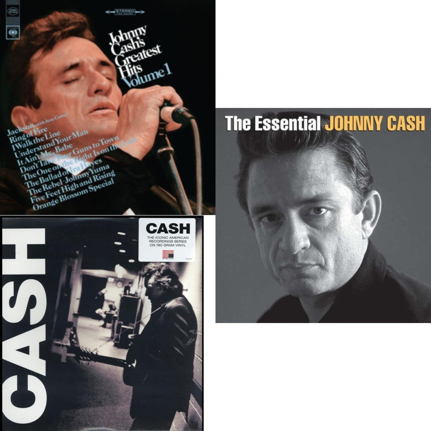 Greatest Hits, Volume 1 & American Iii: Soitary Man & Essential Johnny Cash