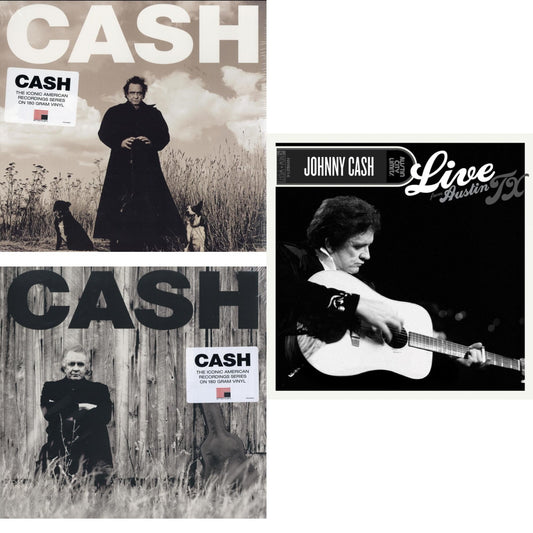 American Recordings & American Ii: Unchained (180G) & Live From Austin, Tx (Green & Black Marble LP Vinyl/50Th Anniversary)