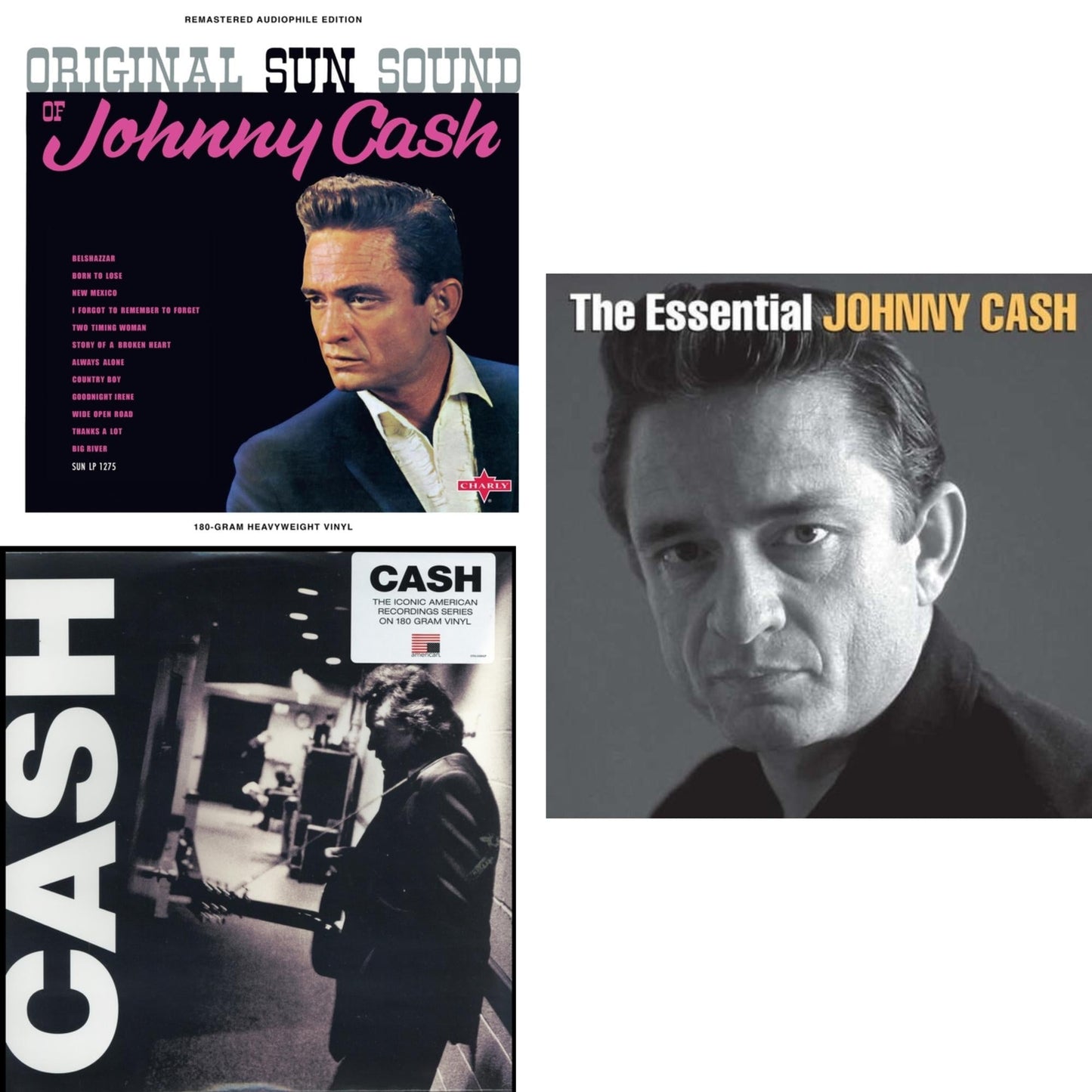Original Sun Sound Of Johnny Cash & American Iii: Soitary Man & Essential Johnny Cash