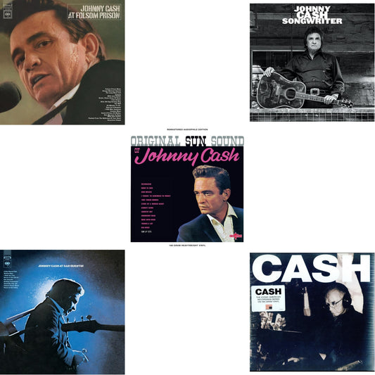 At Folsom Prison & At San Quentin & Original Sun Sound Of Johnny Cash & Songwriter & American V: A Hundered Ways