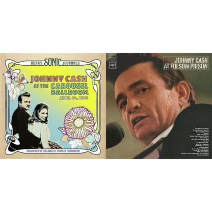 At Folsom Prison & Bear's Sonic Journals: Johnny Cash, At The Carousel Ballroom, April 24, 1968 (2LP)
