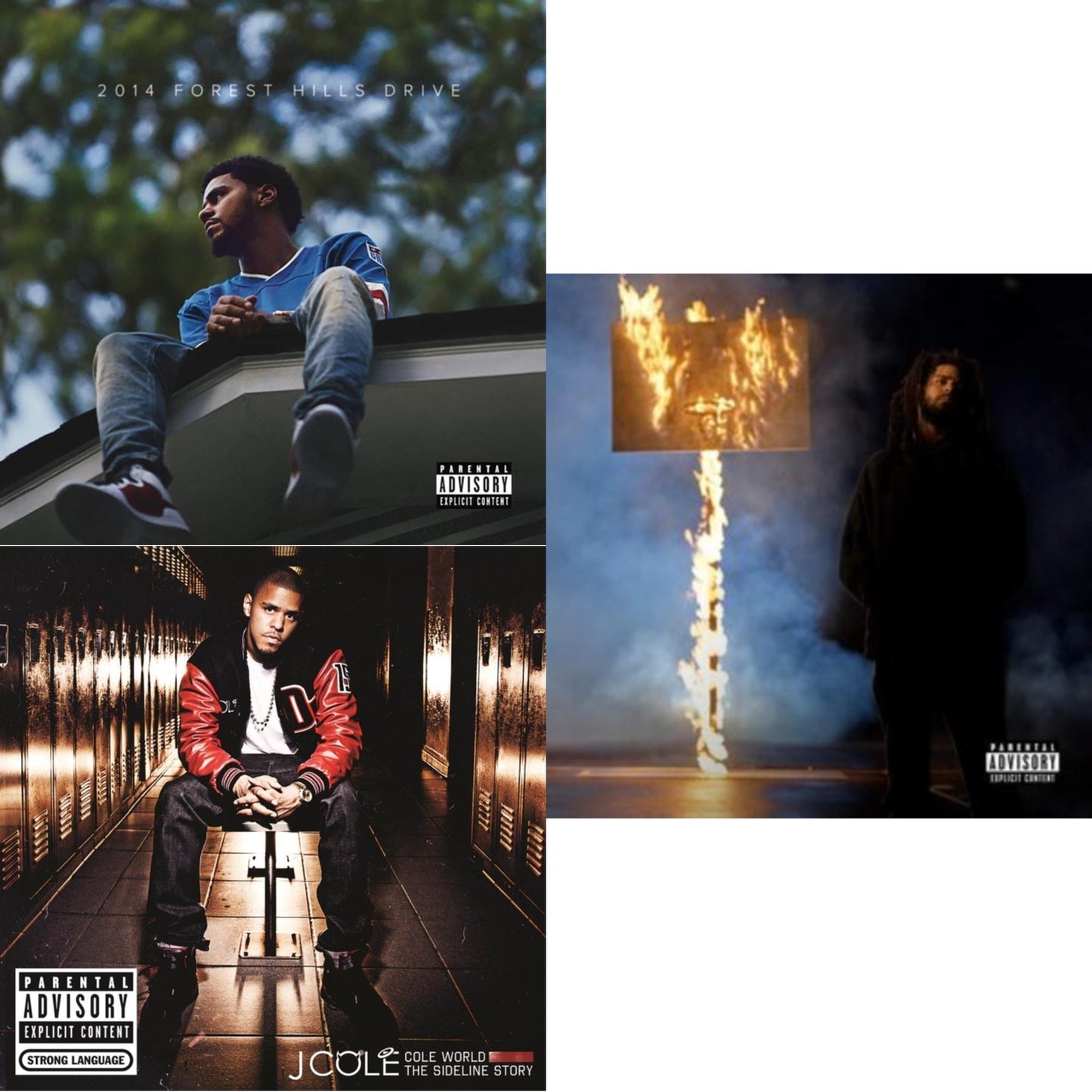 2014 Forest Hills Drive (2LP) (X) & Cole World: The Sideline Story (X) (2LP) & Off-Season