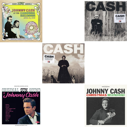 Bear's Sonic Journals: Johnny Cash, At The Carousel Ballroom, April 24, 1968 (2LP) & Original Sun Sound Of Johnny Cash & American Recordings & American Ii: Unchained (180G) & Christmas: There'll Be Peace In The Valley