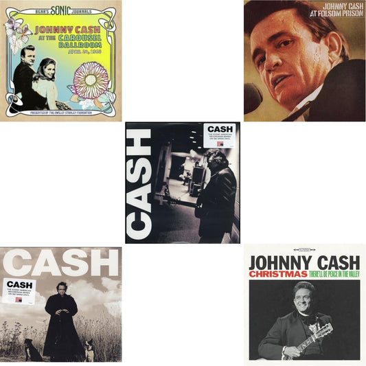 Bear's Sonic Journals: Johnny Cash, At The Carousel Ballroom, April 24, 1968 (2LP) & American Recordings & American Iii: Soitary Man & At Folsom Prison & Christmas: There'll Be Peace In The Valley