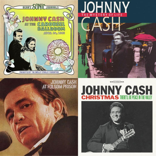 Bear's Sonic Journals: Johnny Cash, At The Carousel Ballroom, April 24, 1968 (2LP) & Mystery Of Life & At Folsom Prison & Christmas: There'll Be Peace In The Valley