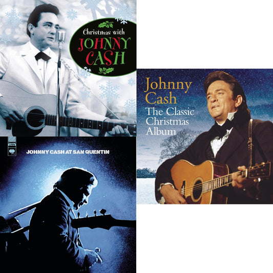 Christmas With Johnn & At San Quentin (Complete 1969 Concert) & Classic Christmas Album