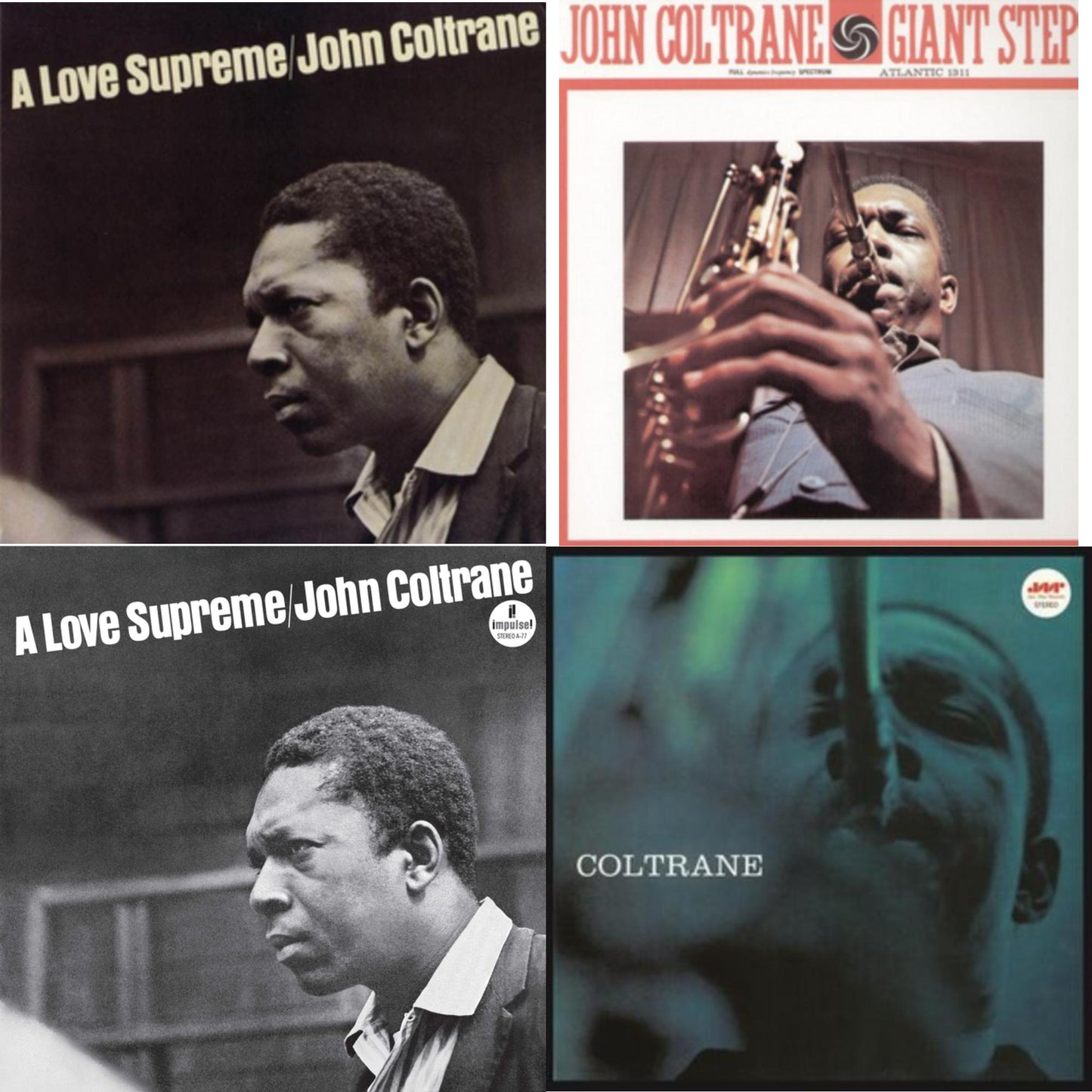 Love Supreme & Giant Steps & Love Supreme (Black Swirls LP Vinyl) & Coltrane