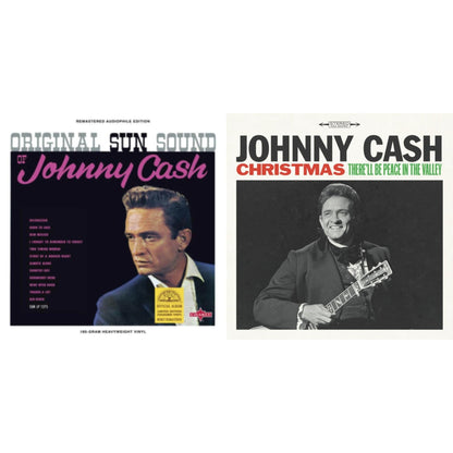 Original Sun Sound Of Johnny Cash (Translucent Violet LP Vinyl) & Christmas: There'll Be Peace In The Valley