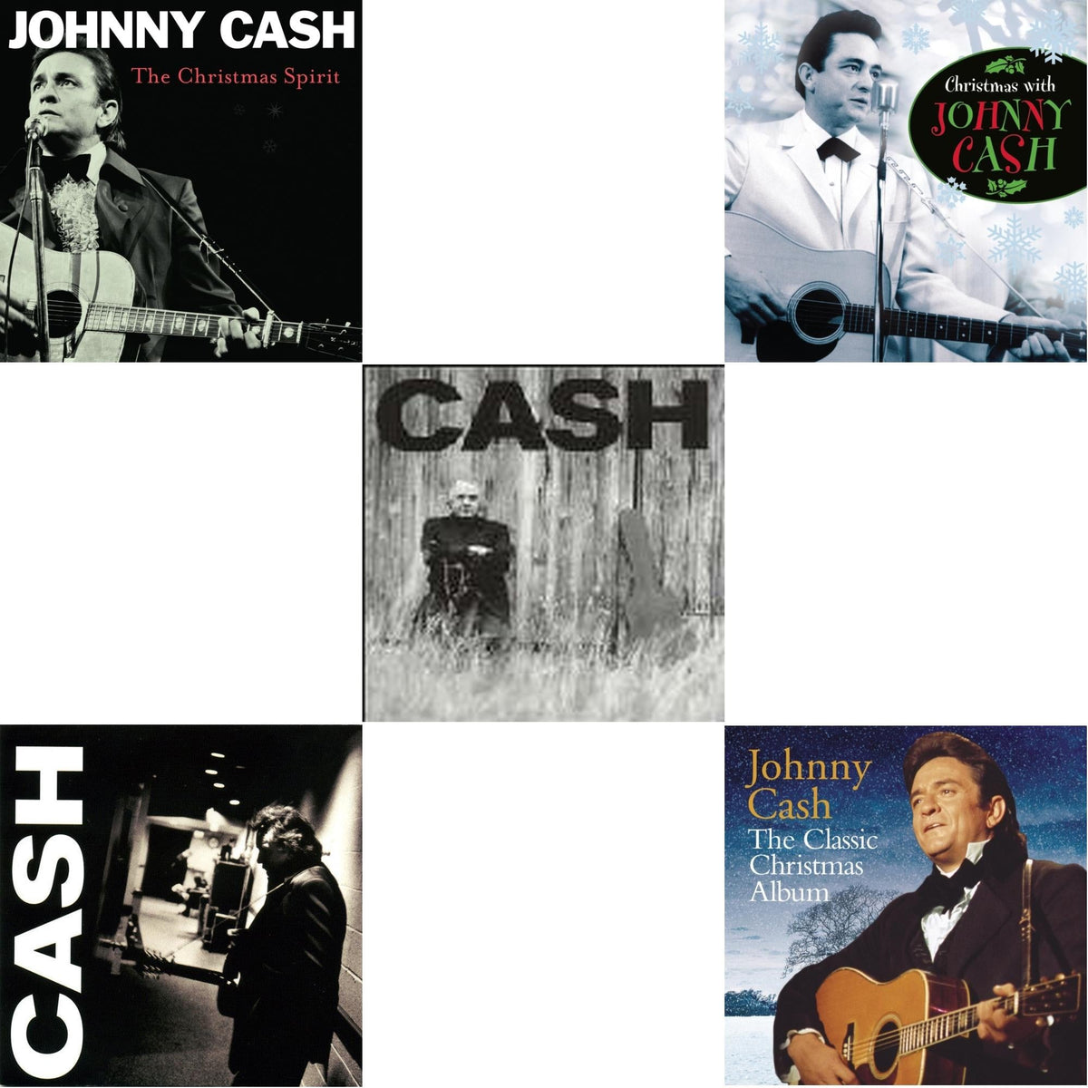 Christmas Spirit & American Iii: Solitary Man & Unchained & Christmas With Johnn & Classic Christmas Album