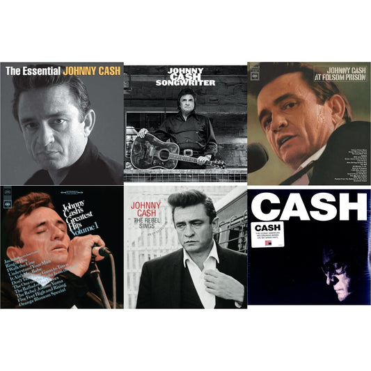 This is a 6 LP Vinyl SKU bundle.
1.This LP Vinyl is brand new.Format: LP VinylMusic Style: CountryThis item's title is: At Folsom PrisonArtist: Johnny CashLabel: LEGACYBarcode: 194397640113Release Date: 8/7/2020
2.This LP Vinyl is brand new.
