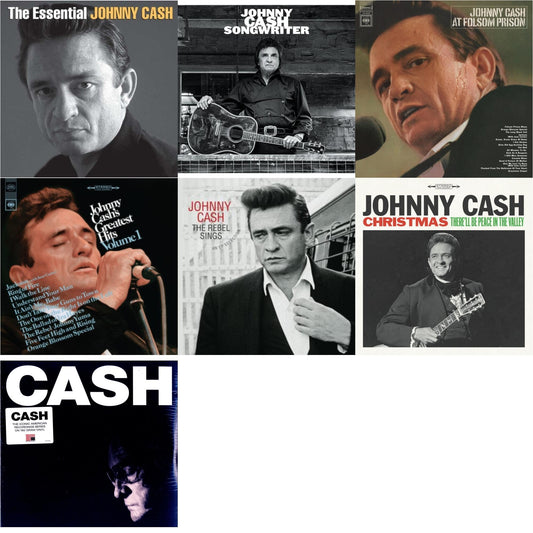 This is a 7 LP Vinyl SKU bundle.
1.This LP Vinyl is brand new.Format: LP VinylMusic Style: CountryThis item's title is: At Folsom PrisonArtist: Johnny CashLabel: LEGACYBarcode: 194397640113Release Date: 8/7/2020
2.This LP Vinyl is brand new.