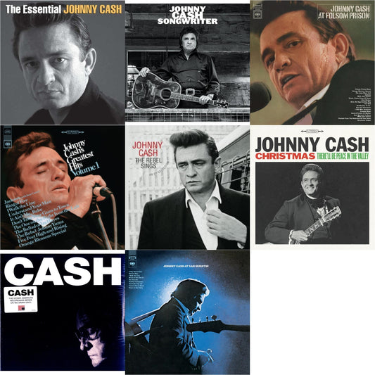 This is a 8 LP Vinyl SKU bundle.
1.This LP Vinyl is brand new.Format: LP VinylMusic Style: CountryThis item's title is: At Folsom PrisonArtist: Johnny CashLabel: LEGACYBarcode: 194397640113Release Date: 8/7/2020
2.This LP Vinyl is brand new.