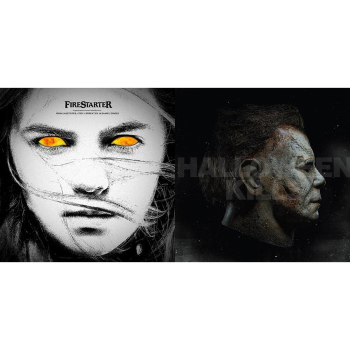 Firestarter Ost (Yellow & Bone Splatter LP Vinyl) & Halloween Kills Ost (Expanded Edition/2LP/Orange W/ Green Splatter Vinyl)