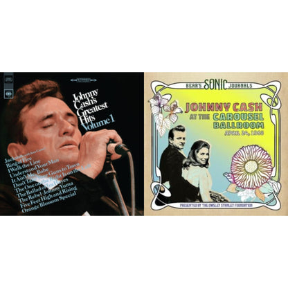 Greatest Hits, Volume 1 & Bear's Sonic Journals: Johnny Cash, At The Carousel Ballroom, April 24, 1968 (2LP)