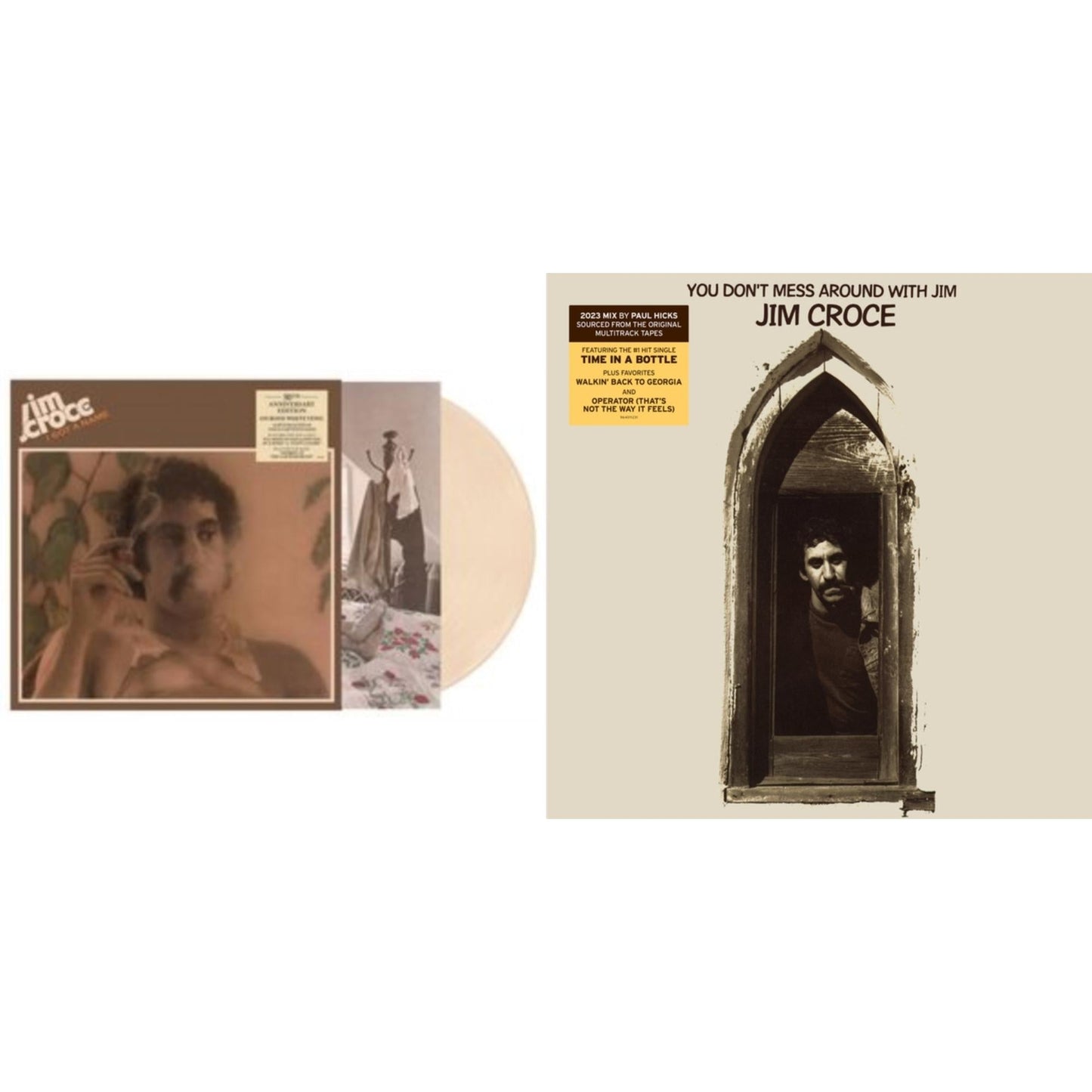 This is a 2 LP Vinyl SKU bundle.
1.This LP Vinyl is brand new.Format: LP VinylThis item's title is: I Got A Name (50Th Anniversary)Artist: Jim CroceLabel: BMG RIGHTS MANAGEMENT (US) LLCBarcode: 4050538904550Release Date: 8/18/2023
2.This LP Vinyl is brand new.