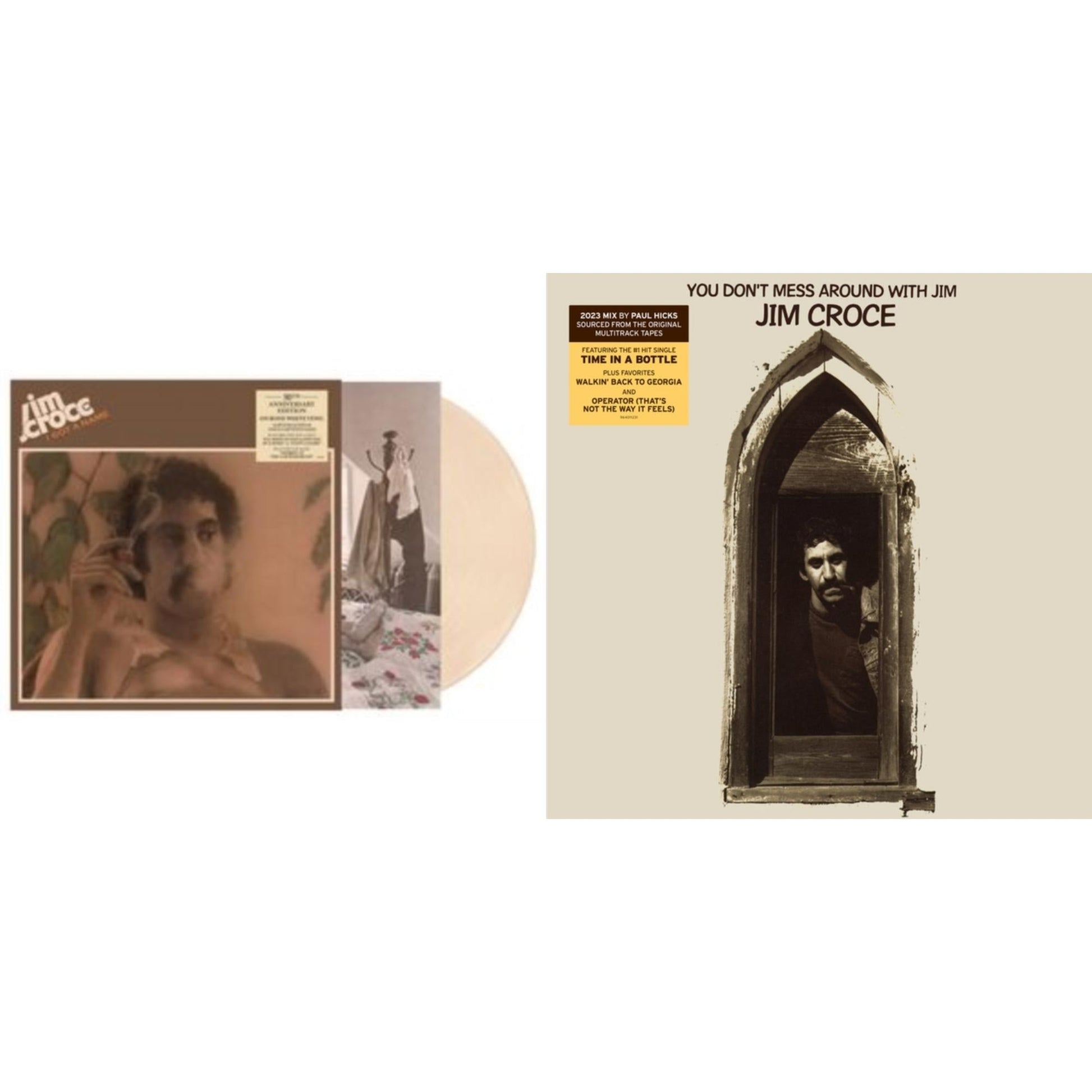 This is a 2 LP Vinyl SKU bundle.
1.This LP Vinyl is brand new.Format: LP VinylThis item's title is: I Got A Name (50Th Anniversary)Artist: Jim CroceLabel: BMG RIGHTS MANAGEMENT (US) LLCBarcode: 4050538904550Release Date: 8/18/2023
2.This LP Vinyl is brand new.