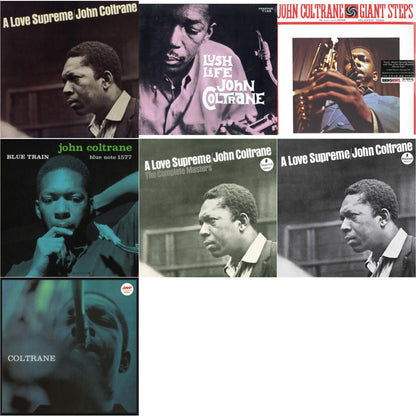 This is a 7 LP Vinyl SKU bundle.
1.This LP Vinyl is brand new.Format: LP VinylMusic Style: Free JazzThis item's title is: Love SupremeArtist: John ColtraneLabel: IMPULSEBarcode: 011105015516Release Date: 6/20/1995
2.This LP Vinyl is brand new.