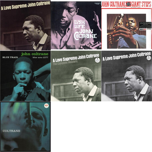 This is a 7 LP Vinyl SKU bundle.
1.This LP Vinyl is brand new.Format: LP VinylMusic Style: Free JazzThis item's title is: Love SupremeArtist: John ColtraneLabel: IMPULSEBarcode: 011105015516Release Date: 6/20/1995
2.This LP Vinyl is brand new.
