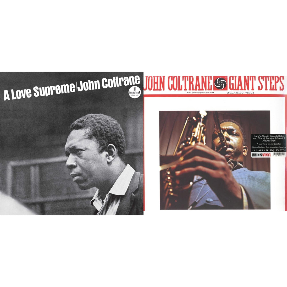 Giant Steps & Love Supreme (Black Swirls LP Vinyl)