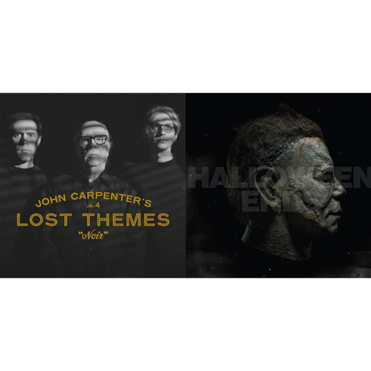 Lost Themes Iv: Noir (Tan & Black Marble LP Vinyl/7Inch) & Halloween Ends Ost (Expanded Edition/2LP/Orange W/ Red Splatter Vinyl)