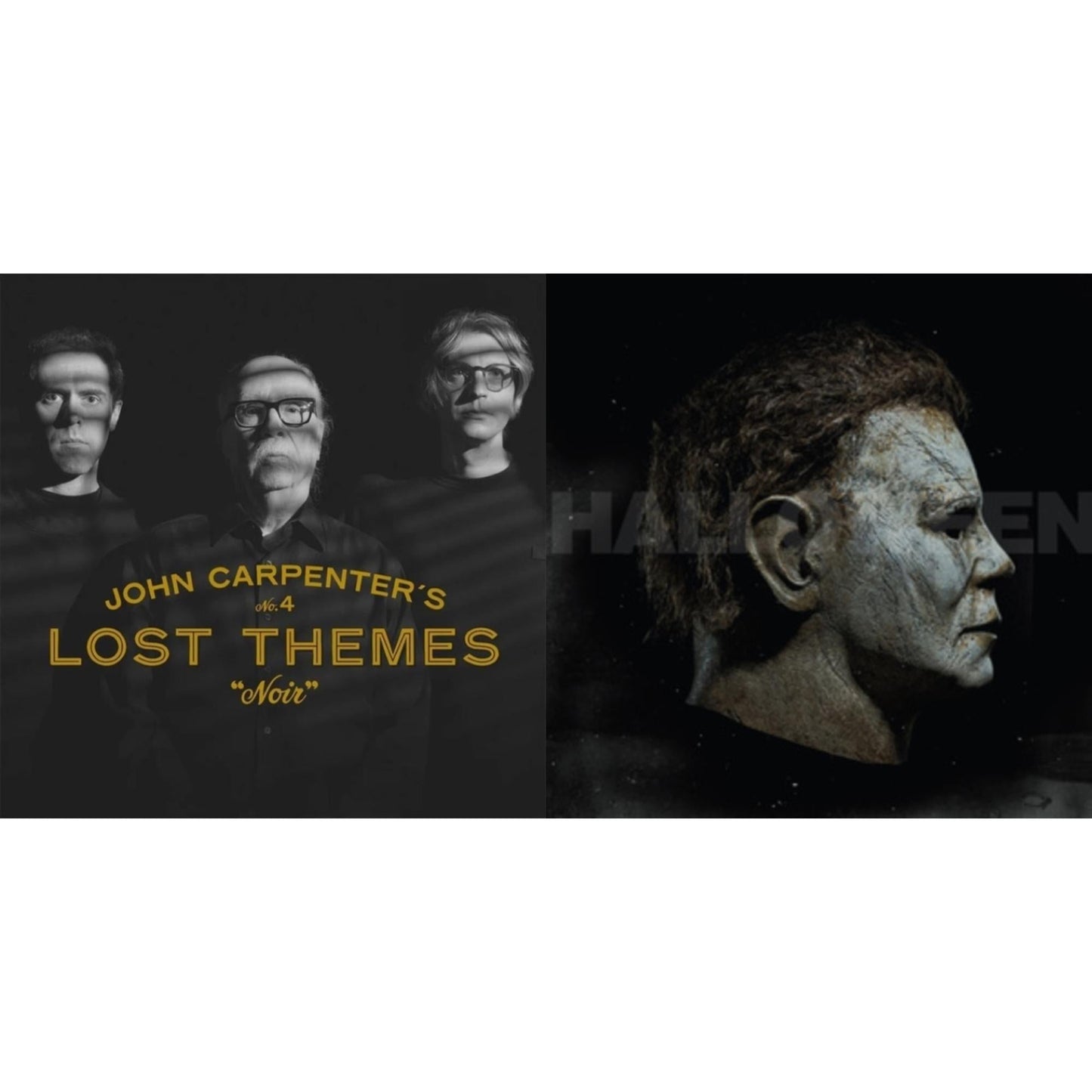 Lost Themes Iv: Noir (Tan & Black Marble LP Vinyl/7Inch) & Halloween Ost (Expanded Edition/2025 Art Edition/2LP/Bone White W/ Orange Splatter Vinyl)