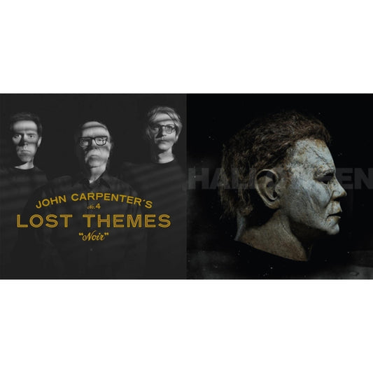 Lost Themes Iv: Noir (Tan & Black Marble LP Vinyl/7Inch) & Halloween Ost (Expanded Edition/2025 Art Edition/2LP/Bone White W/ Orange Splatter Vinyl)