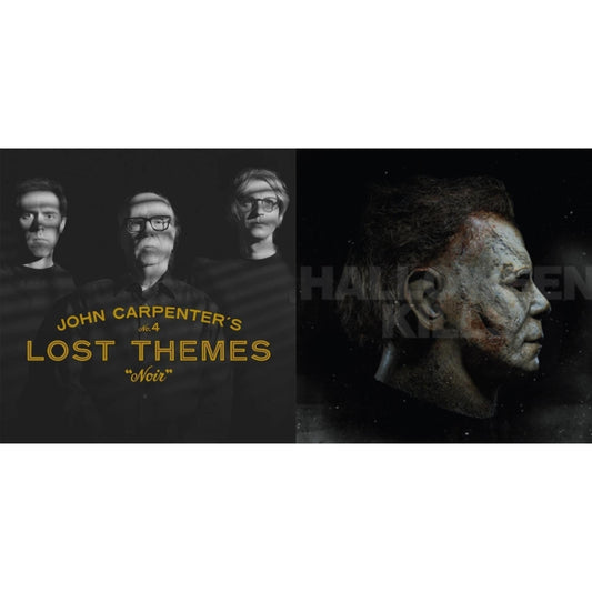 Lost Themes Iv: Noir (Tan & Black Marble LP Vinyl/7Inch) & Halloween Kills Ost (Expanded Edition/2LP/Orange W/ Green Splatter Vinyl)