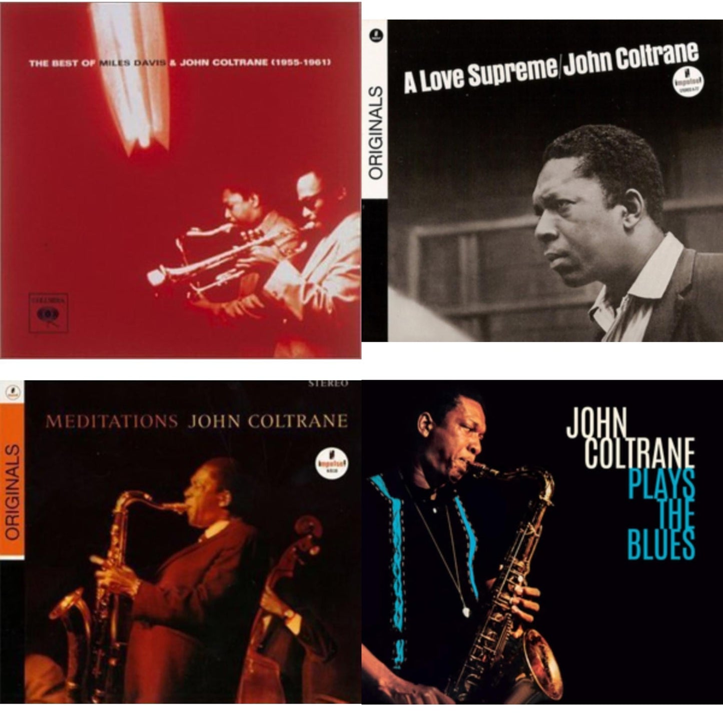 Best Of Miles Davis & John Coltrane 1955 - 1961 & Love Supreme & Meditations & Plays The Blues